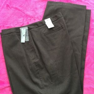 Modern fit brown pants